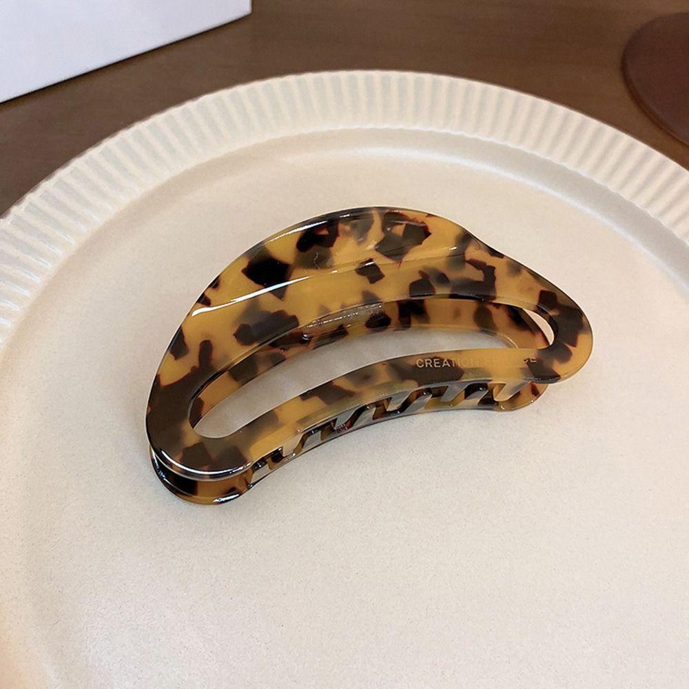 Kẹp Tóc Hình Lưỡi Liềm Phong Cách Acetic Acid Dễ Thương Thời Trang Cho Nữ