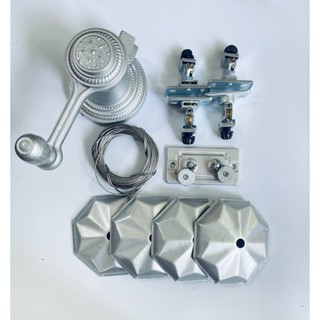 Bộ linh kiện giàn phơi thông minh Hoà Phát Siêu bền, giàn phơi tay quay, giàn phơi quần áo