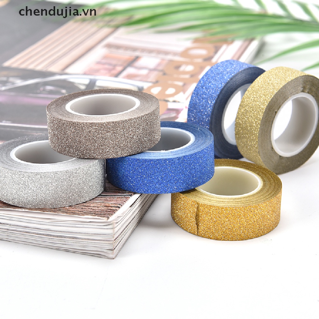 10m Băng Dính Kim Tuyến washi Dùng Trang Trí Thủ Công diy