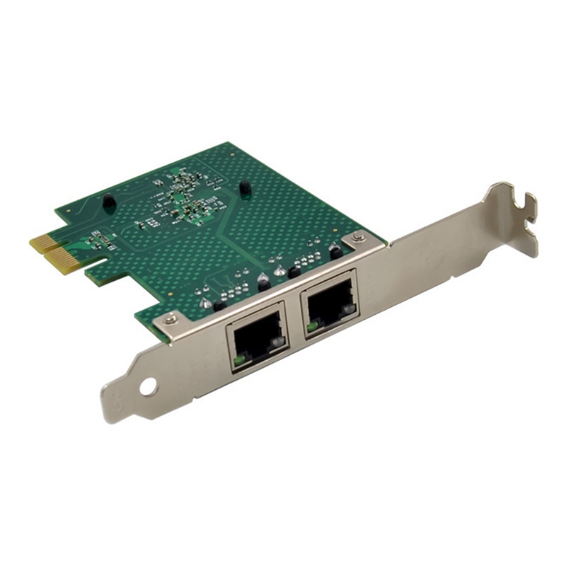 Thẻ mạng máy chủ Gigabit BCM5718 Thẻ điều hợp mạng cổng kép PCI Express X1 Tương thích với WOL PXE VLAN
