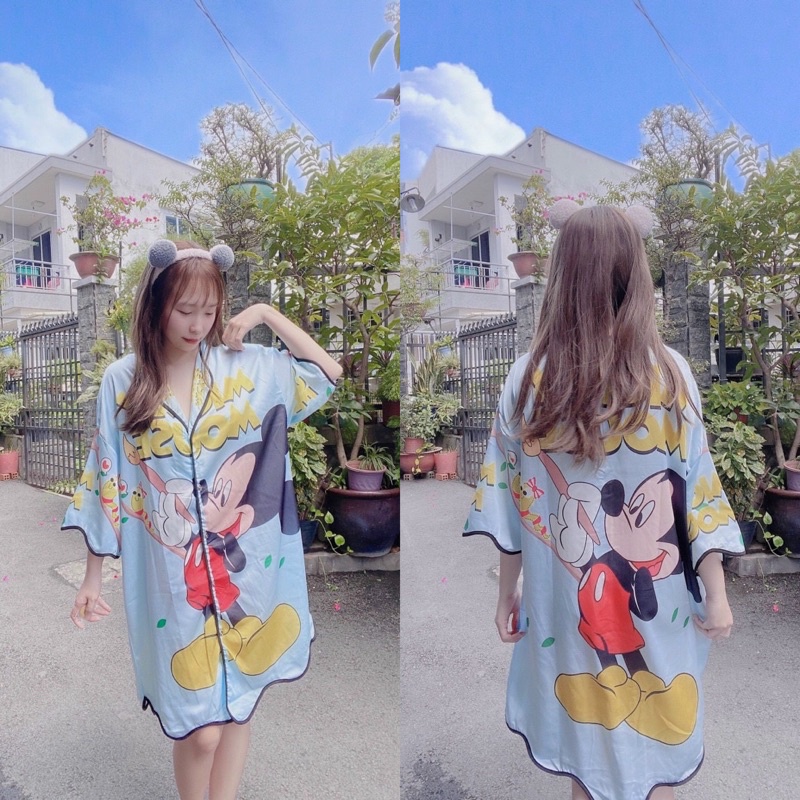 ĐẦM NGỦ LỤA MÁT FREESIZE DƯỚI 80KG