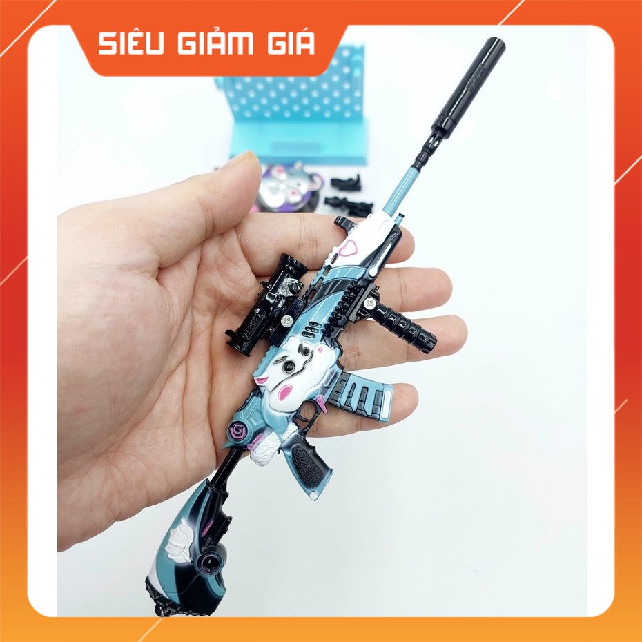 Móc khóa trưng bày PUBG - Set súng M416 Hamster