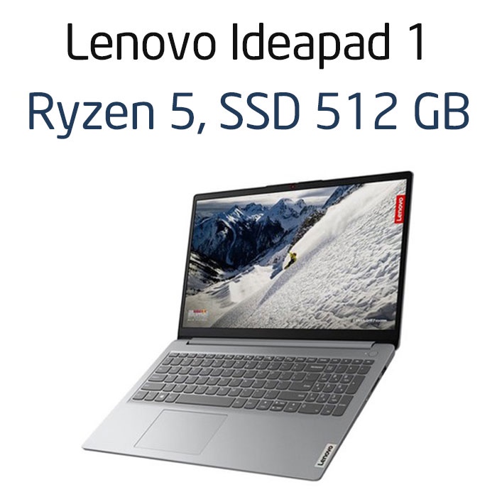 Laptop LENOVO deaPad 1 15AMN7 82VG0022VN R5 7520U 8G 512GAMD Radeon 610MWin 11