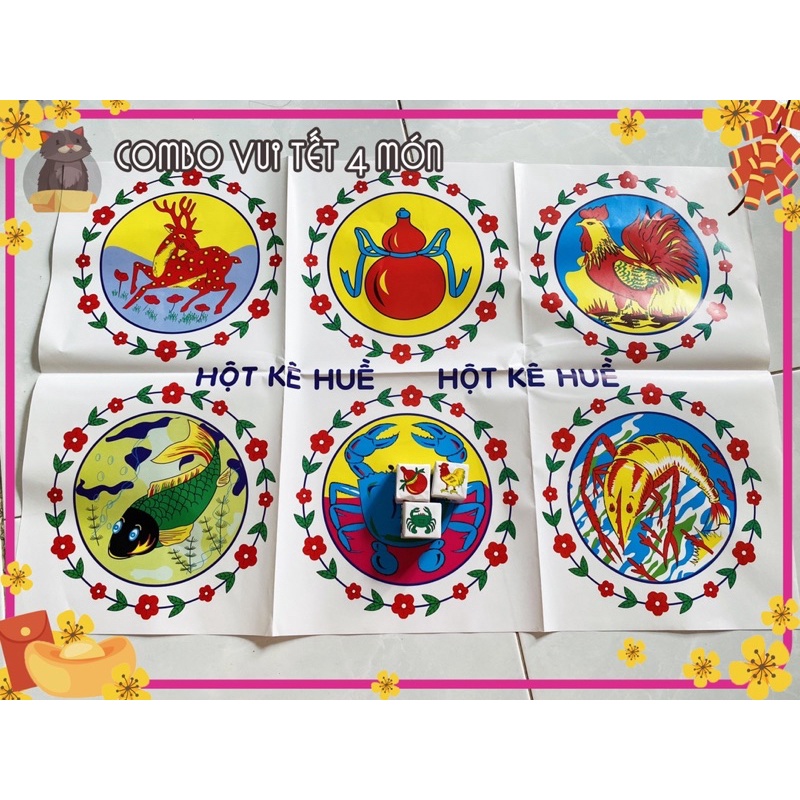 Combo 4 Món Vui Tết 2023 Trò Chơi Tết Game Tết