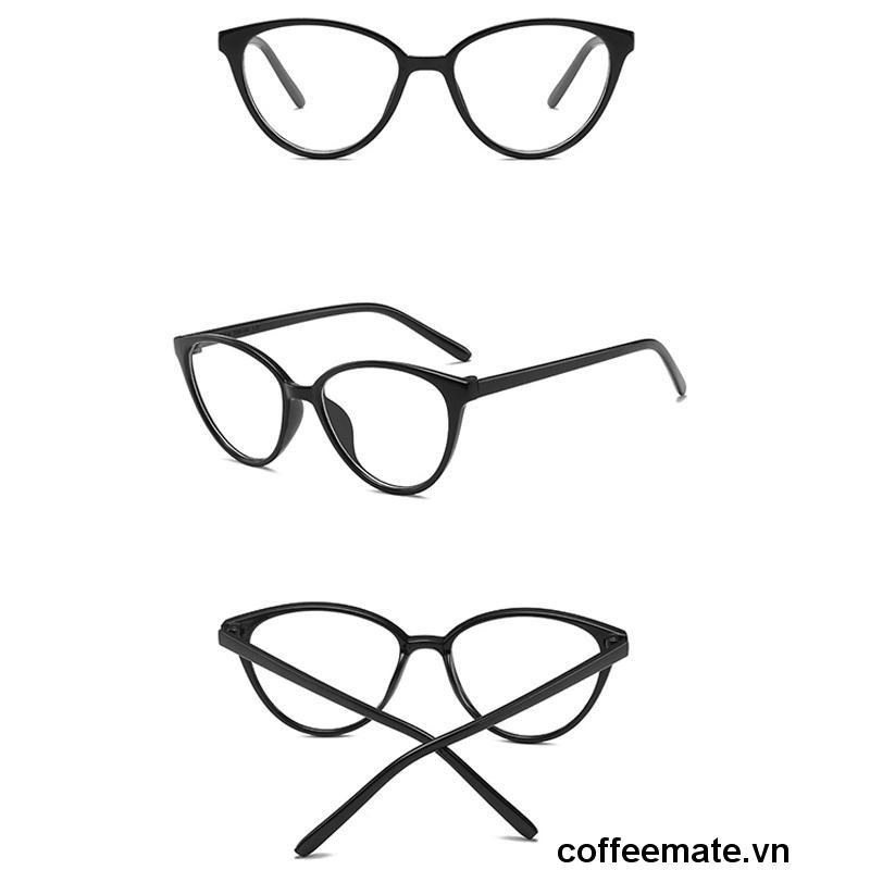 ⚡Kính Mát Mắt Mèo TR90 Màu Đen Phong Cách Đường Phố Thời Trang Cho Nữ