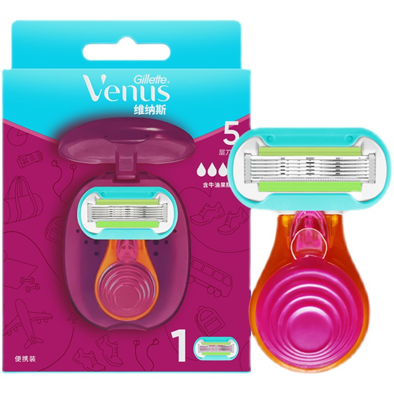 Dao Cạo Râu Siêu Mỏng Kèm Xà Phòng Bôi Trơn Cho Nữ Gillette Venus