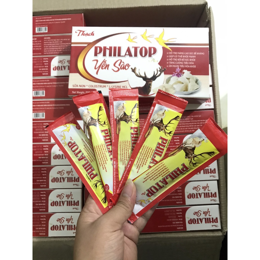 PHILATOP yến sào dạng thạch- bồi bổ sức khỏe
