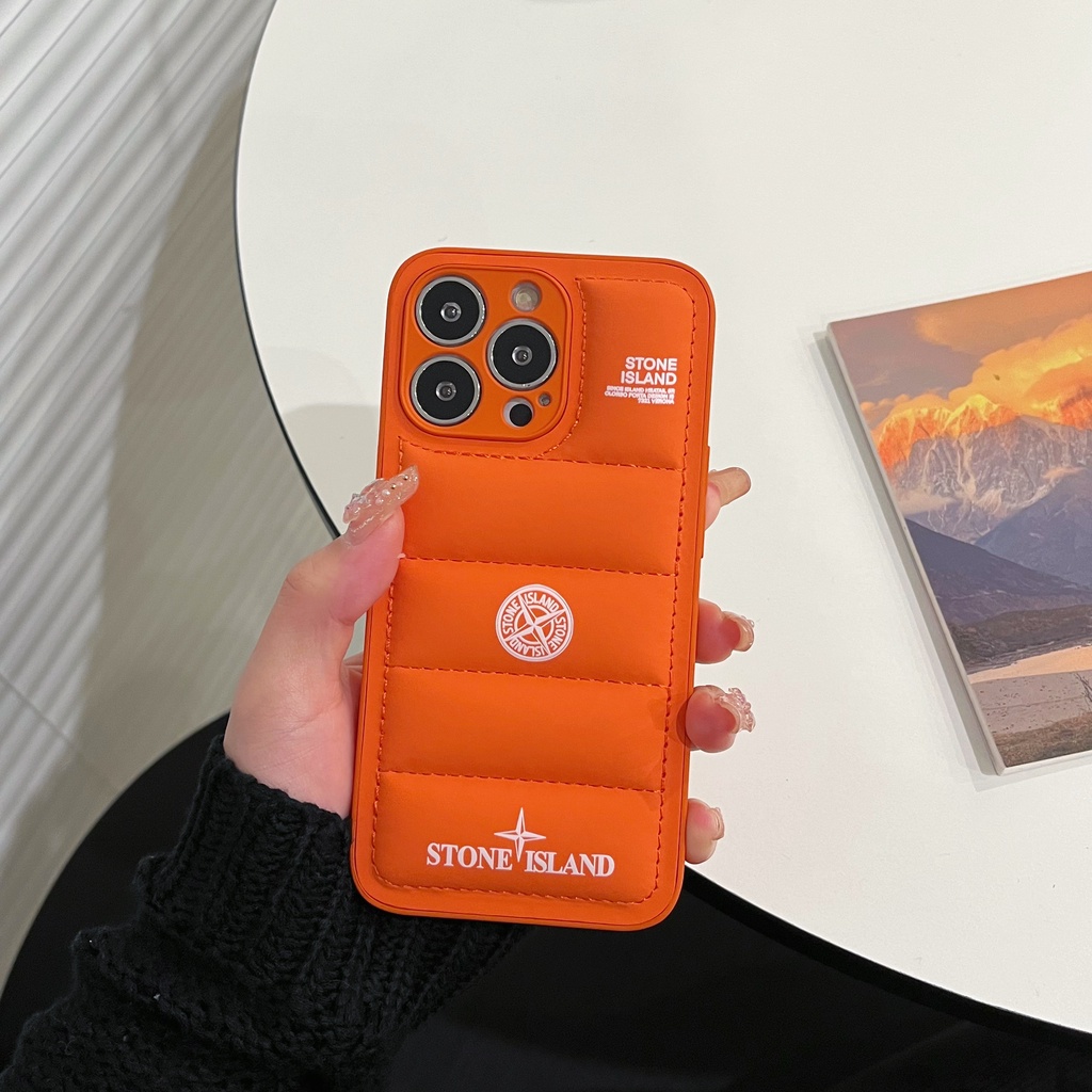 Ốp Điện Thoại Họa Tiết Hòn Đảo Màu Cam Cho iPhone 14 Pro MAX 13 Pro MAX 12 Pro MAX 11 Pro MAX X XR XS MAX