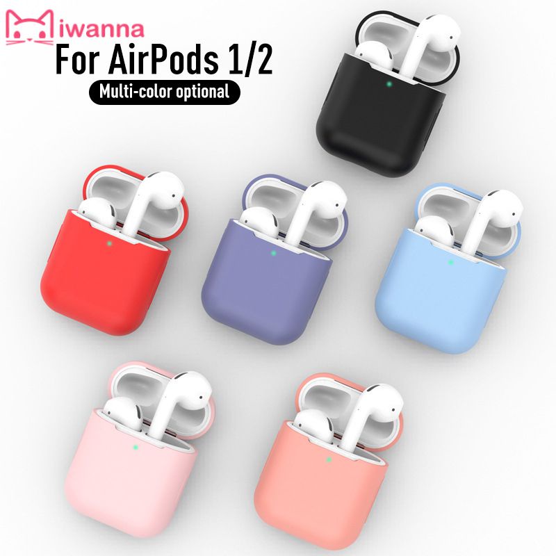 Ốp Silica Cho Airpods 1/2 Vỏ Bảo Vệ Tai Nghe Chống Sốc Cho Airpods Vỏ Chống Rơi VN