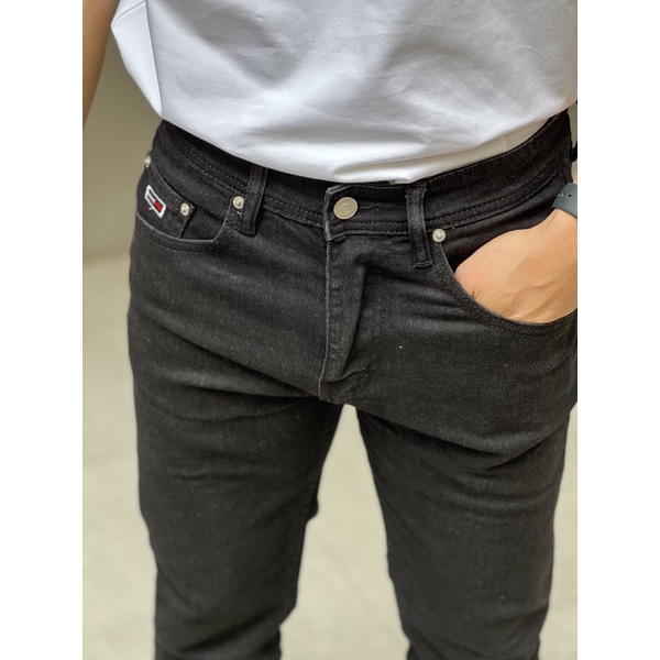 Quần Jean tommy chuẩn form slimfit vải chính phẩm dày dặn co dãn nhẹ