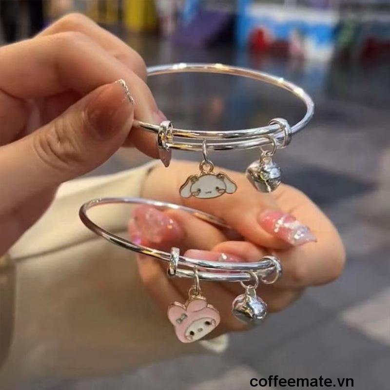 ⚡Vòng Tay Hoạt Hình Sanrio Melody Chuông Hoạt Hình Dễ Thương Cho Nữ Sinh