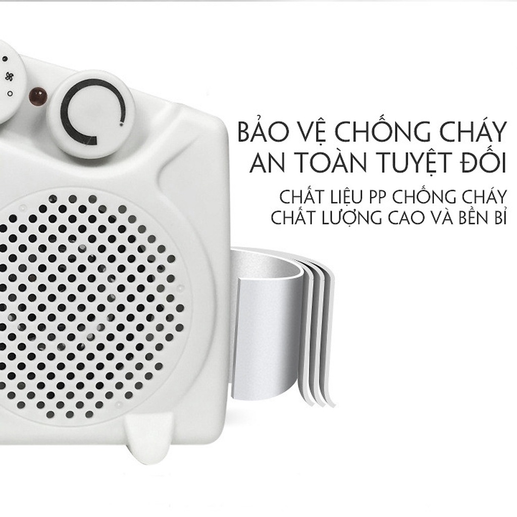Quạt Sưởi Ấm Mini Để Bàn Cho Gia Đình - Máy Sưởi Ấm Hồng Ngoại Bảo Hành Lên Đến 12 Tháng