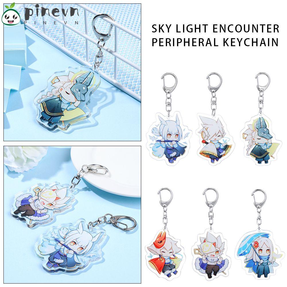 PINEVN Sky Light Encounter Exquisite Trinkets Kakashi Keychain Shiratori Acrylic