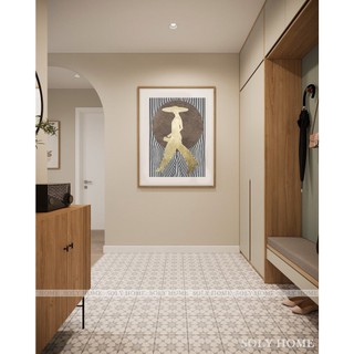 Tranh treo tường canvas cô gái hiện đại, mã cd01