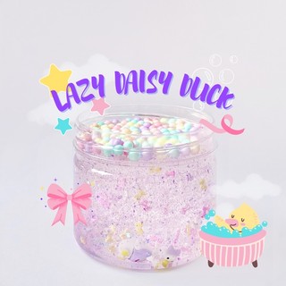 Lazy daisy duck //slime vịt daisy,slime keo trong// slime có charm vịt, đồ chơi quà tặng trẻ em dễ thương