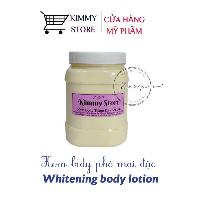 lẻ hộp 1kg kem nền phô mai dẻo màu vàng sữa