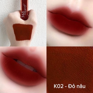 Son đỏ nâu - son 365, son kem lì 365, son kem 365, son lì 365, son môi 365