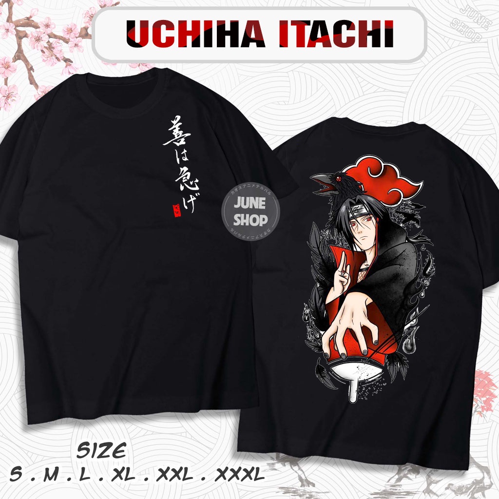Áo Anime, Áo Naruto in hình Uchiha Itachi siêu ngầu, cực chất