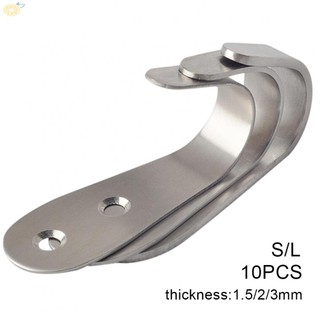 【VARSTR】Hook Single hook Solid Stainless Steel 10PCS Creative Hanger Heavy Duty