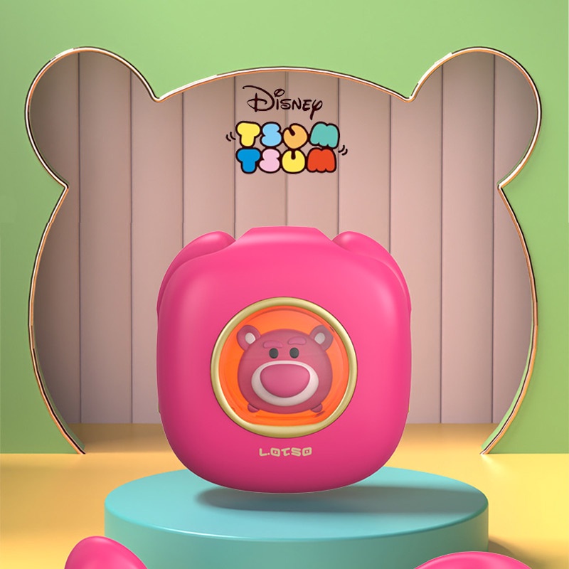 Tai Nghe Không Dây Bluetooth 5.3 TWS Hình Gấu Dâu Tây Disney Đáng Yêu Chất Lượng Âm Thanh HiFi