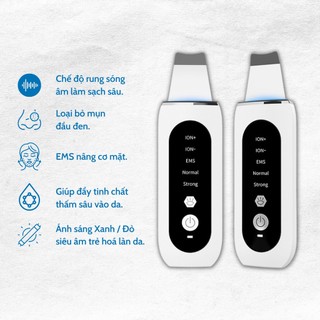 Máy cà da chết làm sạch sâu da mặt lấy đi da chết bụi bẩn mụn ẩn