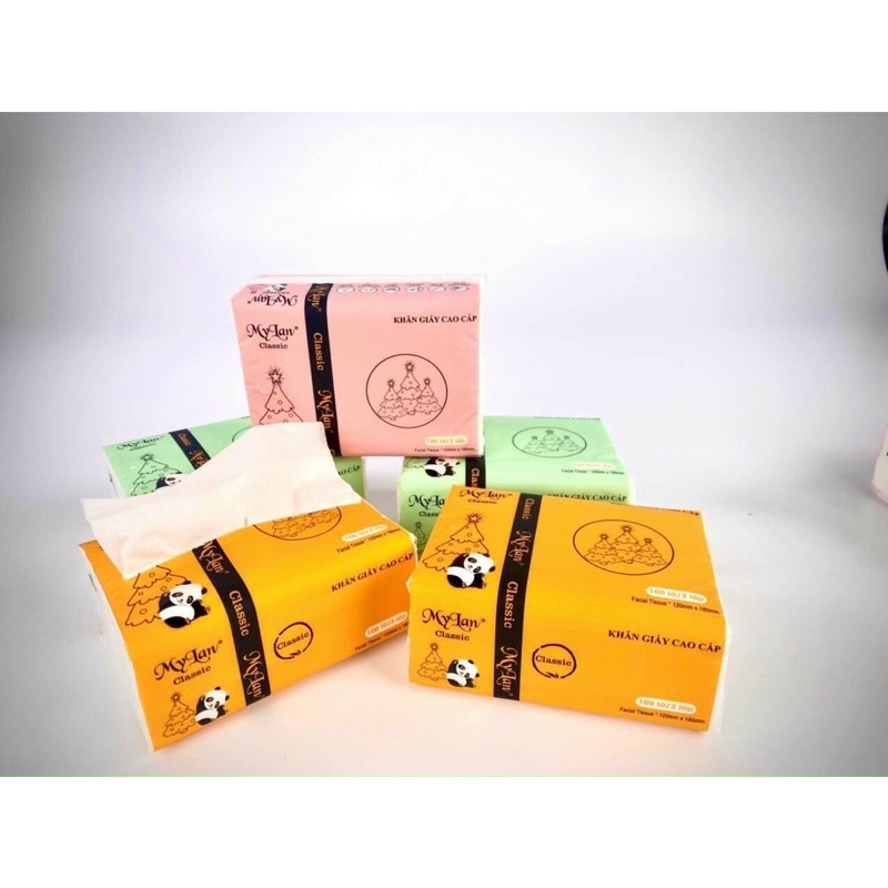 [Chính Hãng] Giấy ăn gấu trúc mylan set 10 gói 3000 tờ