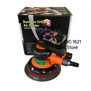 MÁY CHÀ NHÁM HƠI KHÍ NÉN RUNG TRÒN BEE TOOLS PHI 125MM ĐẾ TRƠN - GAI