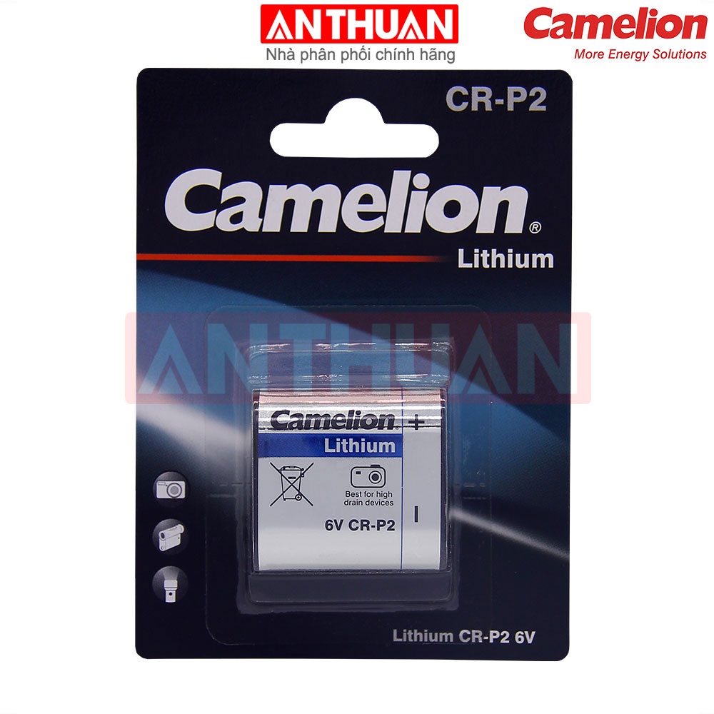 Pin CR2 Camelion,CR123A,2CR5,CR-P2,pin Lithium 3V,pin Lithium 6V,Pin chính hãng Camelion