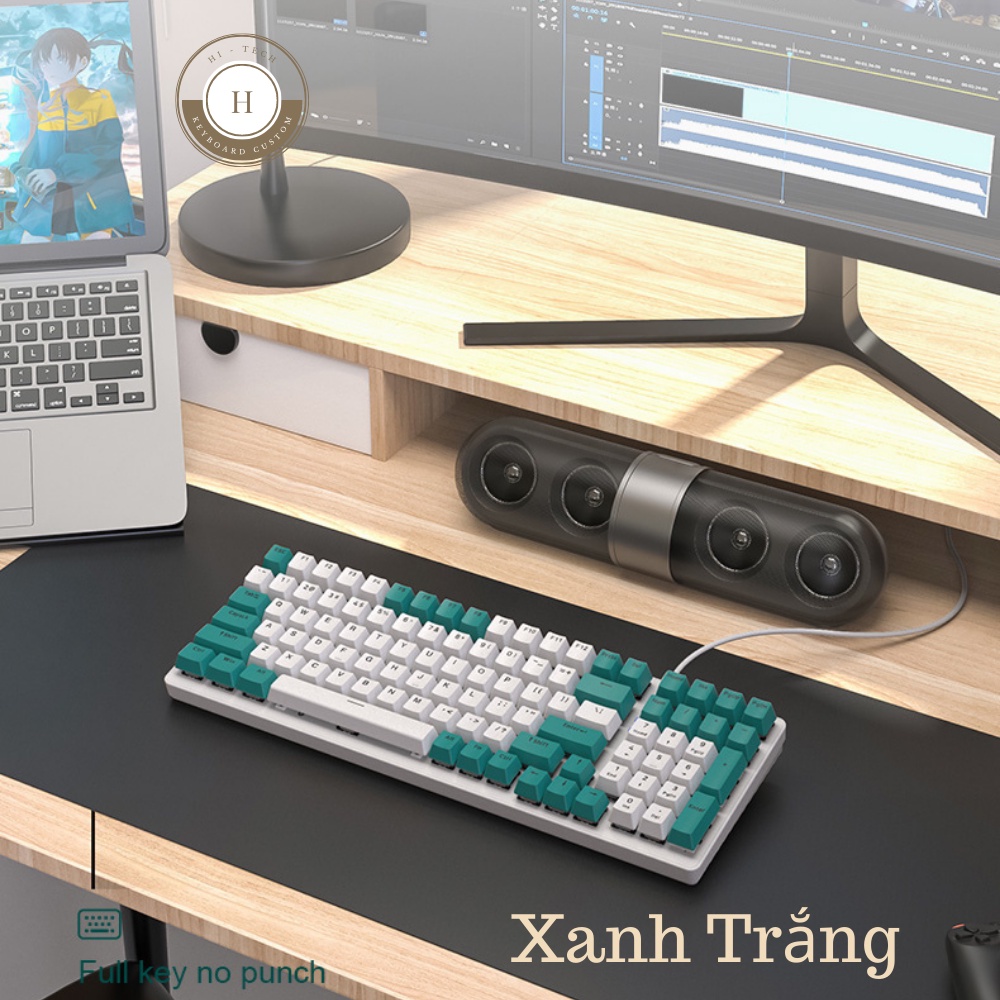 Bàn phím cơ Full size K3 red switch, Gaming 10 chế độ led - Bảo hành 1 năm