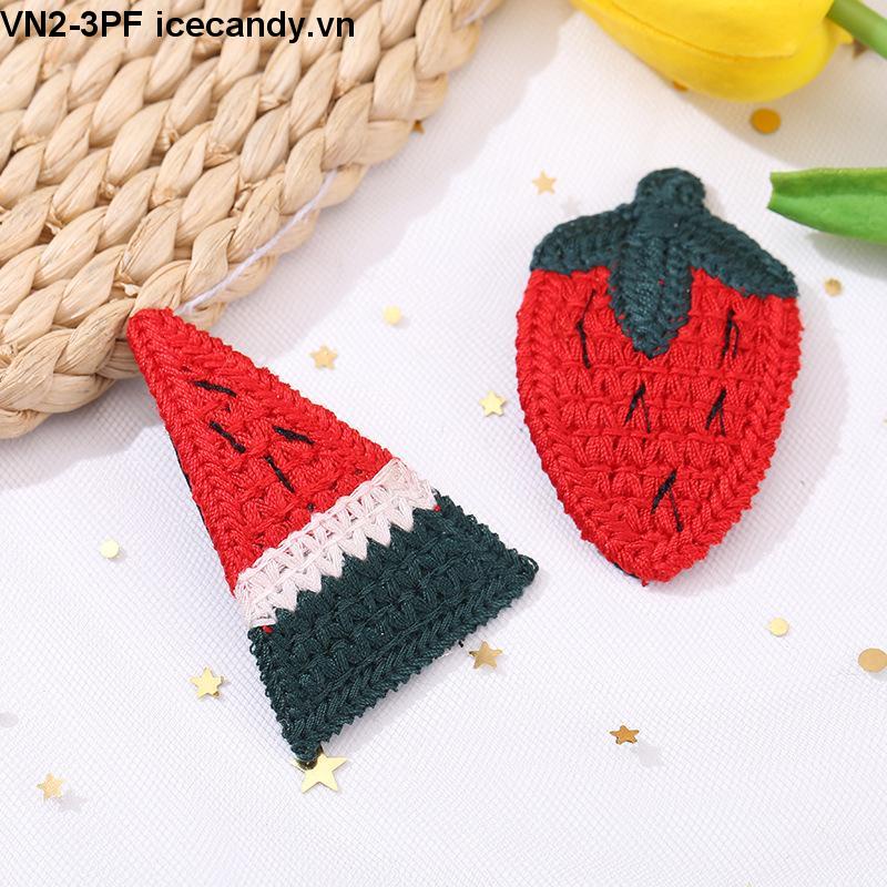 Kẹp tóc BB hình trái cây dễ thương phong cách Hàn quốc