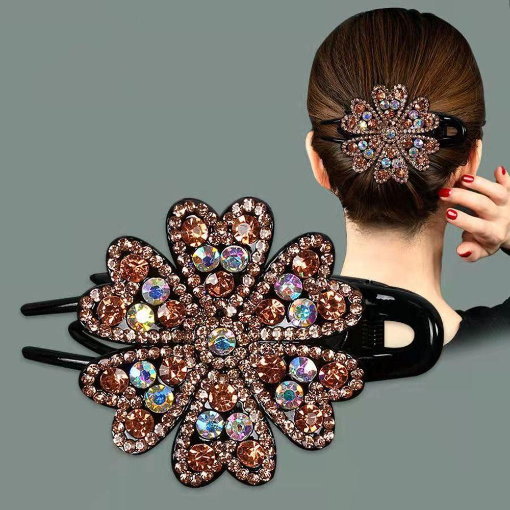 Nickolas Kẹp Tóc Đuôi Vịt Thời Trang Vintage Hàn QuốcKẹp TóC KiểU DáNg Dễ Thương Cho Nữ