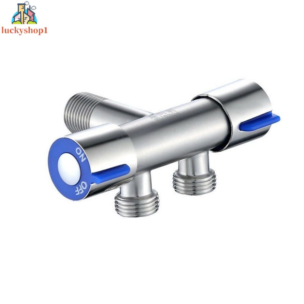 Thép không gỉ lạnh Bibcock cho phòng tắm đôi xử lý