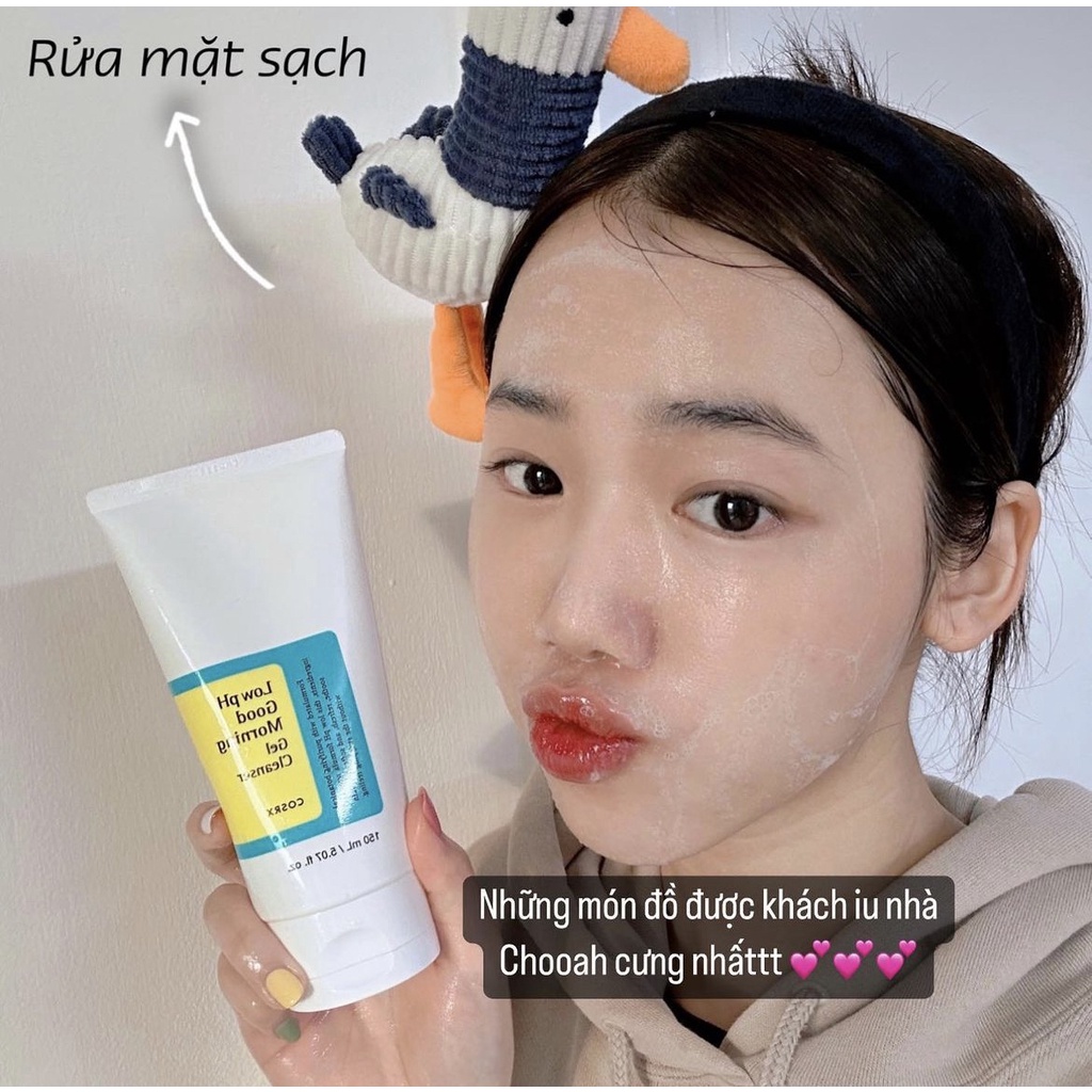 Sữa rửa mặt COSRX LOW PH GOOD MORNING GEL CLEANSER 150ml