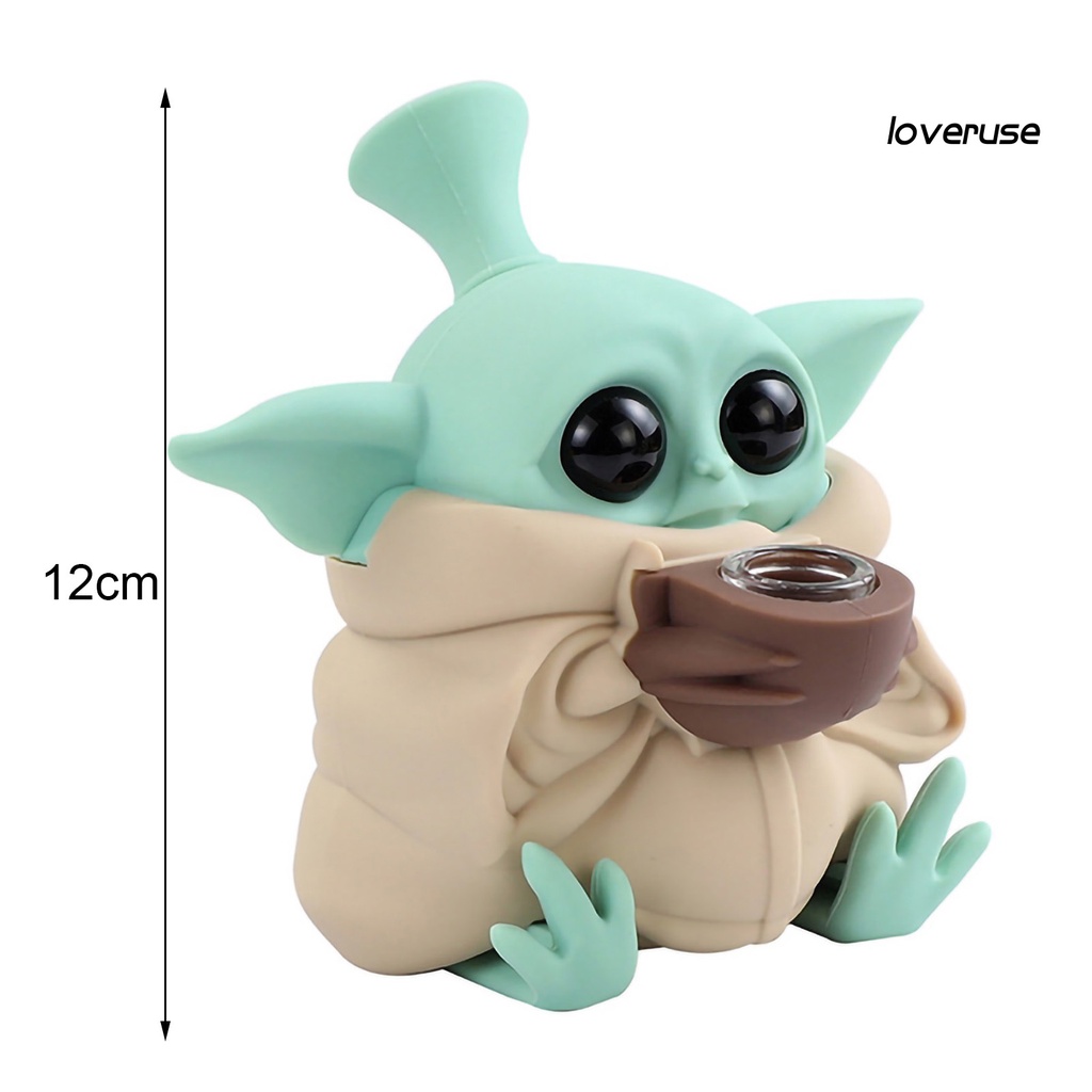 Mô Hình Nhân Vật Baby Yoda Mini Bằng Silicone
