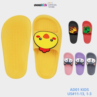 Dép Nhựa Đúc Bé Trai Bé Gái Thái Lan Siêu Nhẹ Monobo - Hình Thú Ad01 - Kids