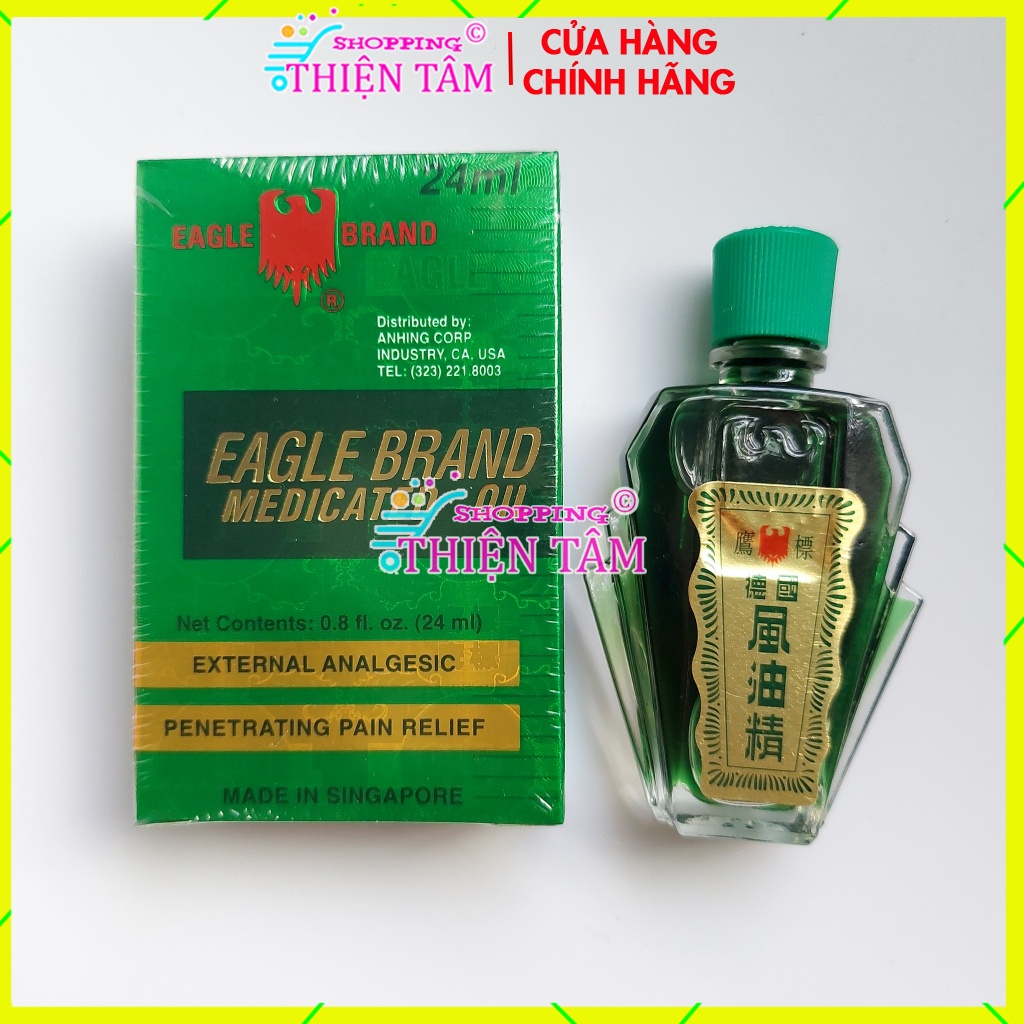 Dầu Gió Xanh Con Ó 24ml Hàng Usa Mỹ
