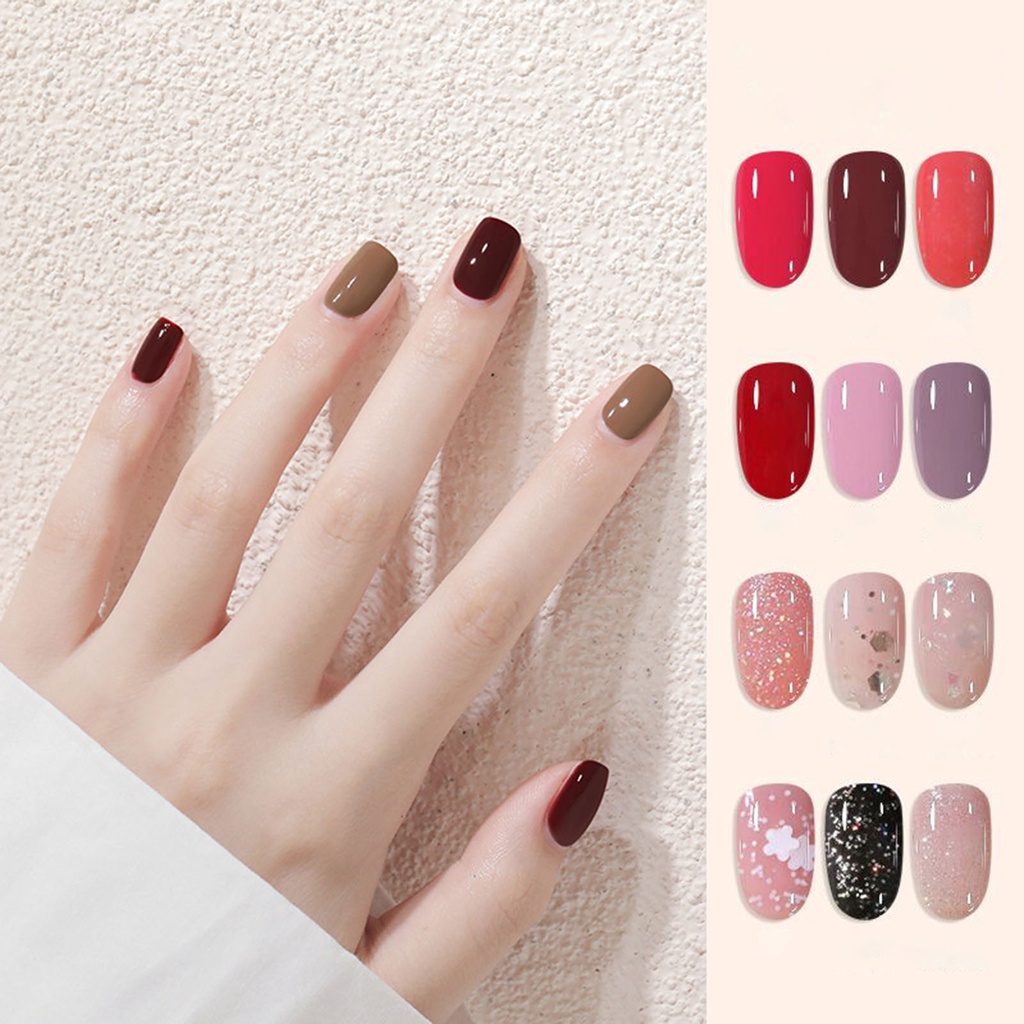 Gel Sơn Móng Tay 10g Lâu Trôi Không Cần Dùng Keo Dán Chuyên Dụng Cho Salon Làm Móng