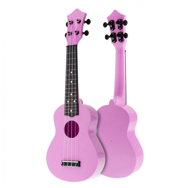 Đàn ukulele gỗ khắc hình cute giá rẻ Leafmusic LF047 Nắp ống kính