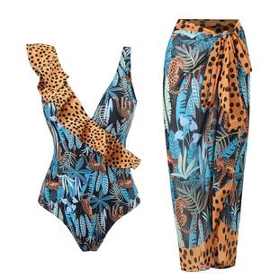 DUNEA Bộ Đồ Bơi Một Mảnh Chất Liệu Chiffon Cột Dây Gợi Cảm Cho Nữ