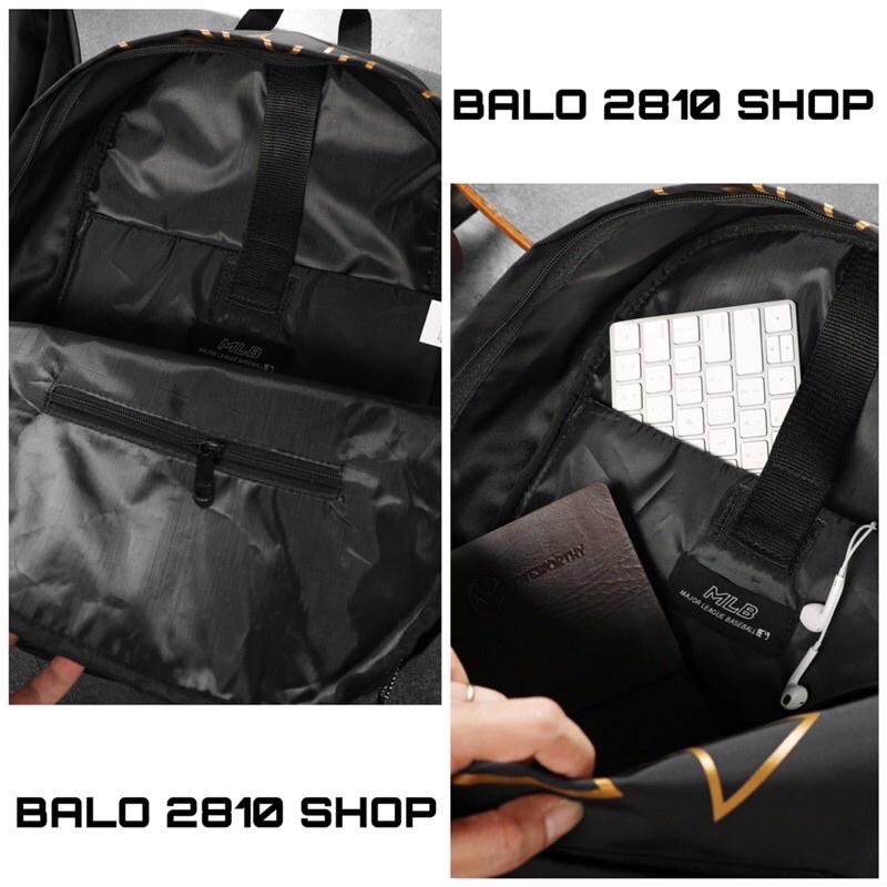 Balo MLB LOGO NY Basic Backpack - Balo Nam Nữ Thể Thao MLB Chất Liệu Vải Canvas Cao Cấp Chống Thấm - Bánh Mì Store