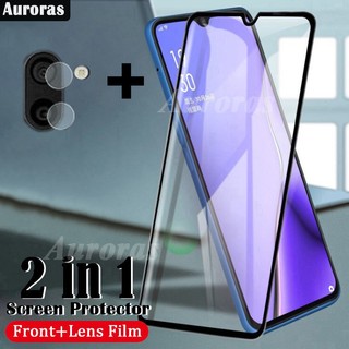 Ốp điện thoại 2 trong 1 mặt kính cường lực chống trầy cho sharp aquos r3 r2 r5g r7