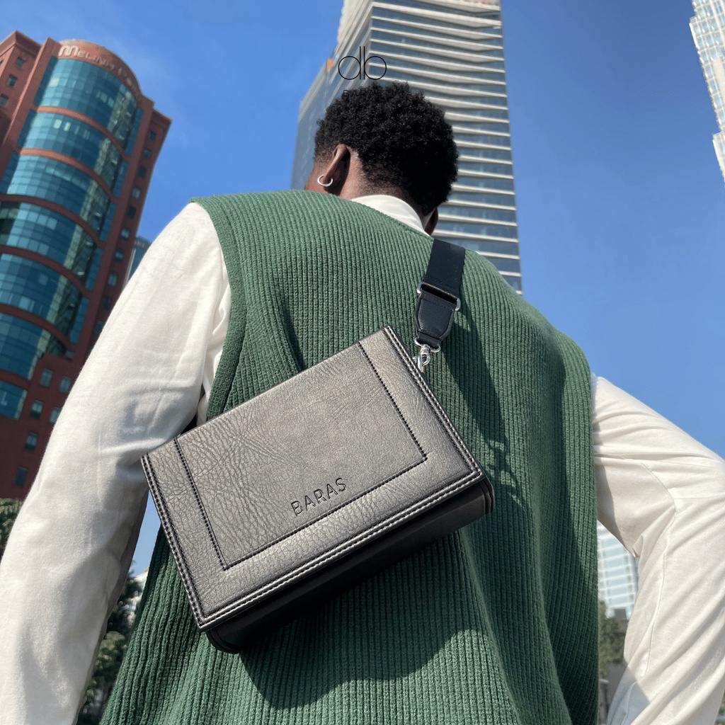 Túi đeo chéo hộp MURPHY BAG - BARAS VIETNAM - Túi đeo chéo nam nữ