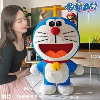 Bộ Đồ Chơi Lắp Ráp  1.0m Hình Doraemon Độc Đáo
