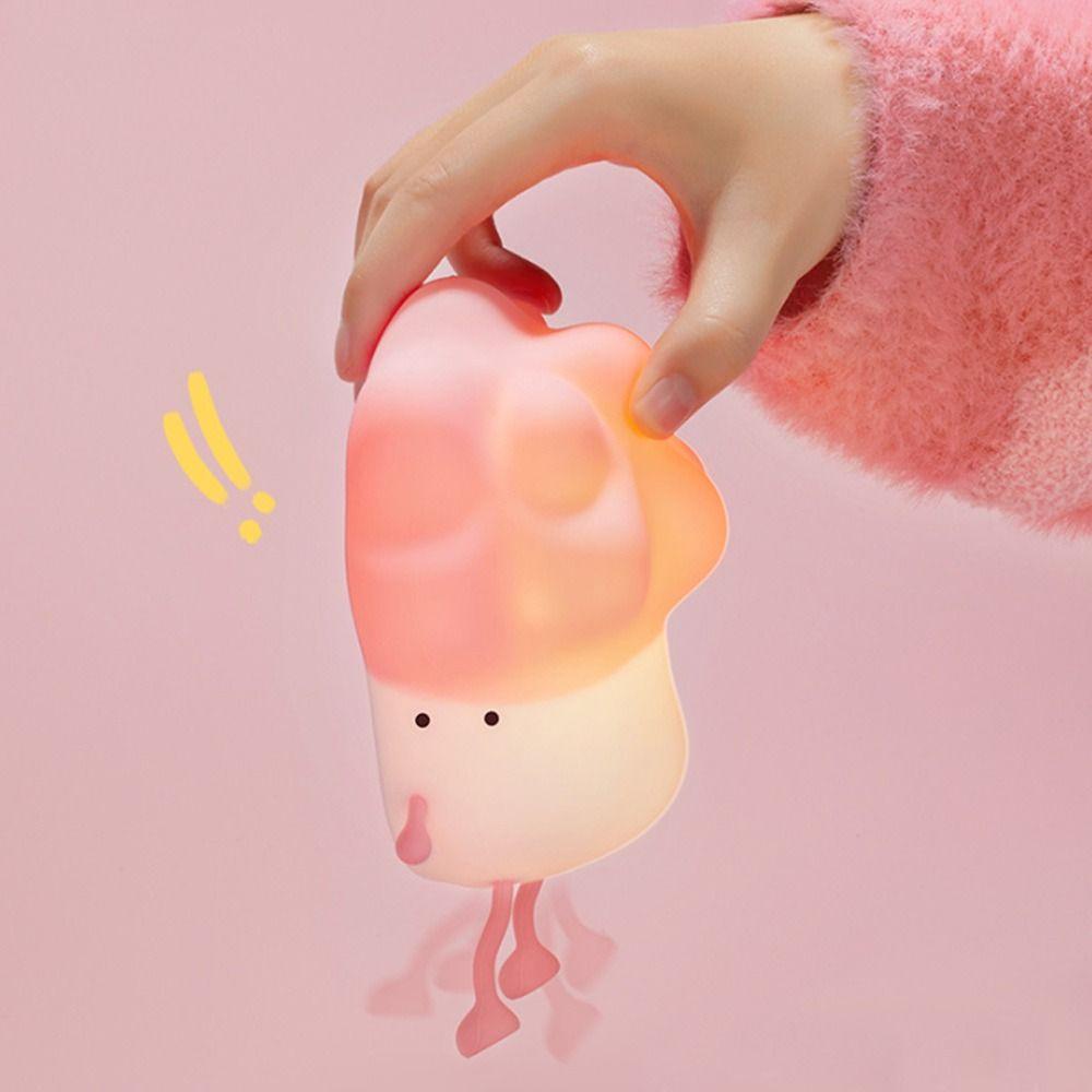 LAKAMIER Đèn Ngủ Để Bàn Bằng Silicone Thiết Kế Sáng Tạo