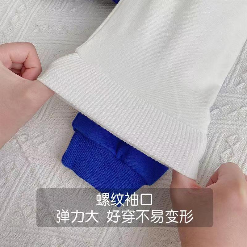Áo Sweater Có Mũ Trùm Phong Cách Hàn Quốc Thời Trang Xuân Thu Mới Cho Bé Trai Và Bé Gái