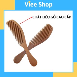 Lược gỗ chải tóc xinh xắn cao cấp viee