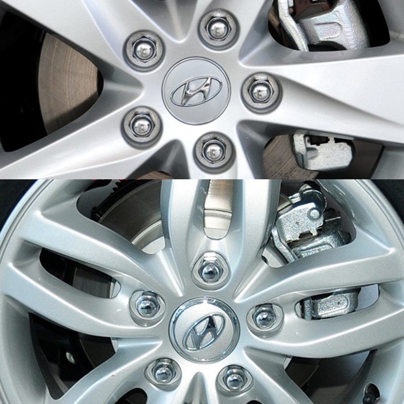 Set 4 Nắp Đậy Trục Bánh Xe Hơi Hyundai Elantra 57mm / 60mm / 65mm