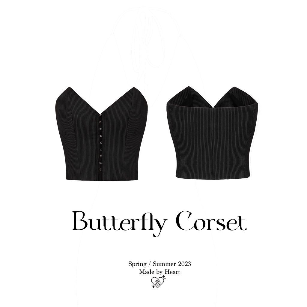 Áo Butterfly Corset Healing