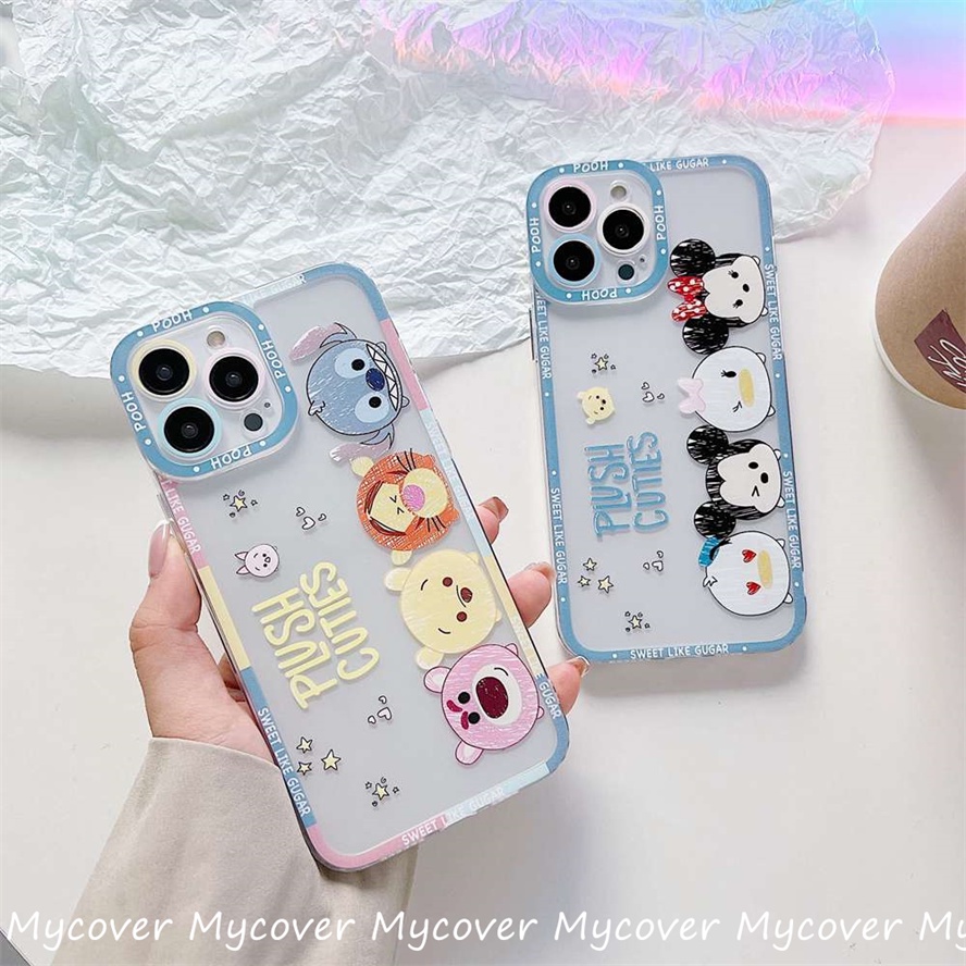 Ốp Điện Thoại Silicon Họa Tiết Hoạt Hình Stedy Dễ Thương Cho Iphone 11 12 13 14 Pro Max X Xr Xs 8 7 6 Plus SE 2020