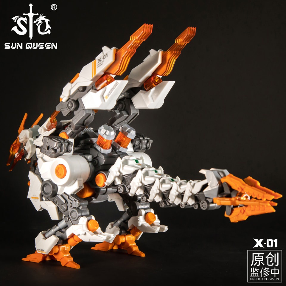 Mô Hình Lắp Ráp ZOIDS X-01 Destiny Black / White Sun Queen Đồ Chơi Anime